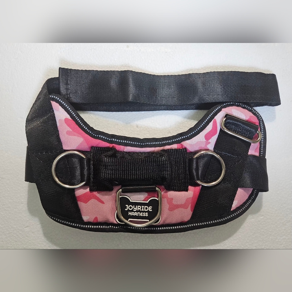 🩷Joyride Dog Harness S PINK CAMO‎ New Adjustable Reflective Padded Handle💜